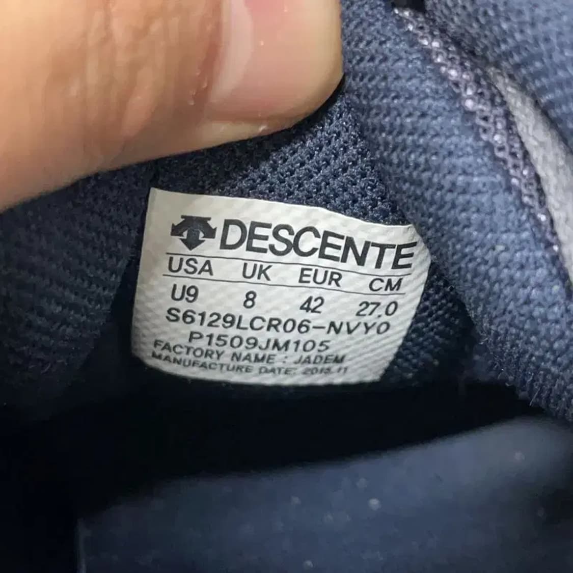 데상트 캐주얼 스니커즈 운동화 270 E00602 상품이미지5