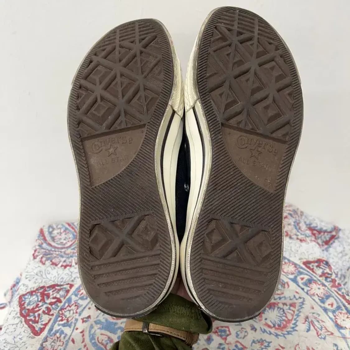 컨버스 척 70 클래식 블랙 스니커즈 신발 245 E00606 상품이미지4