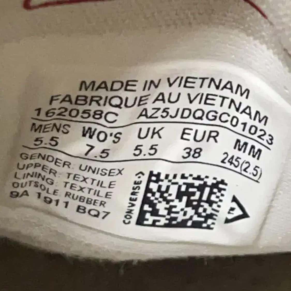 컨버스 척 70 클래식 블랙 스니커즈 신발 245 E00606 상품이미지5