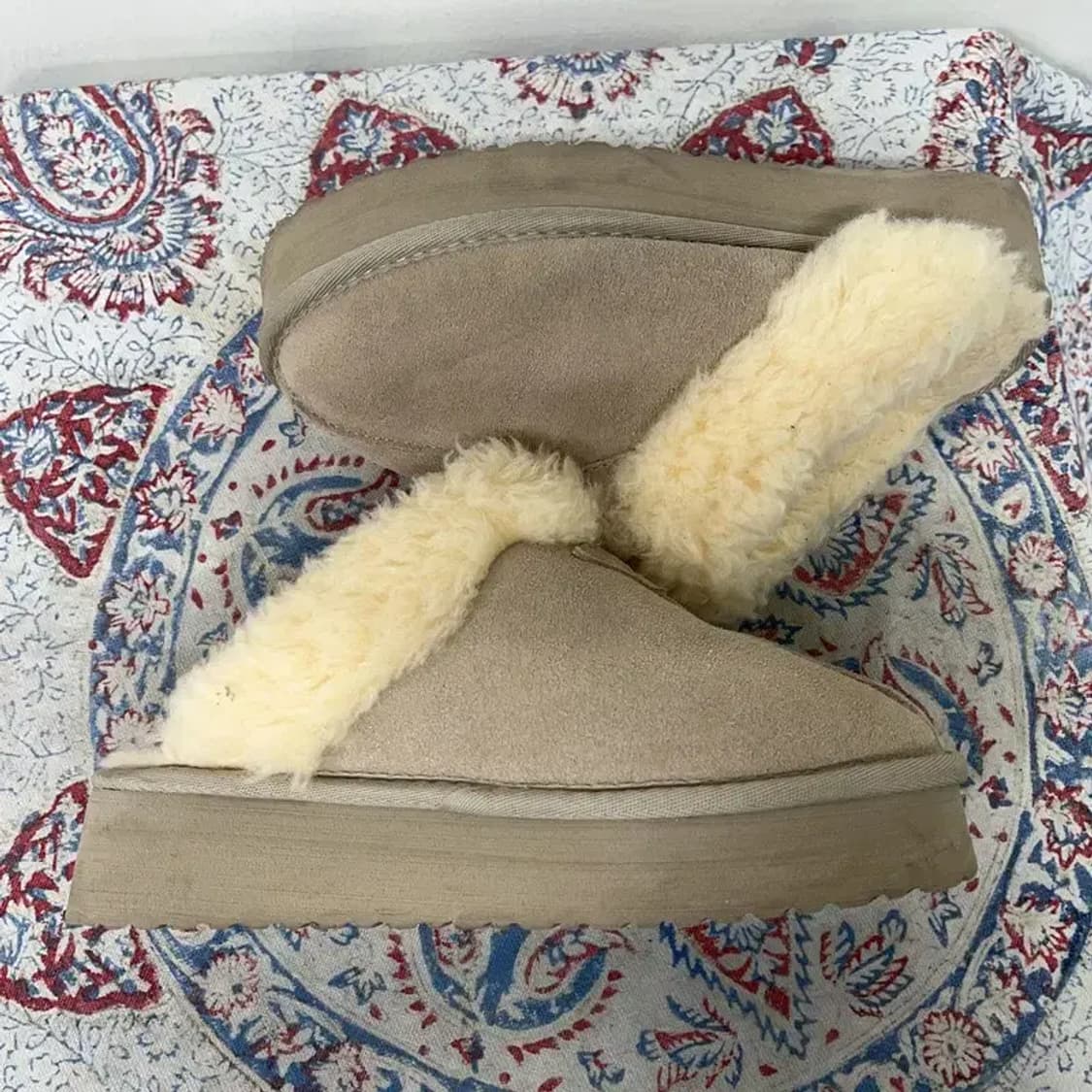 베어파우 여성 양털 슬리퍼 220 E00640 상품이미지3