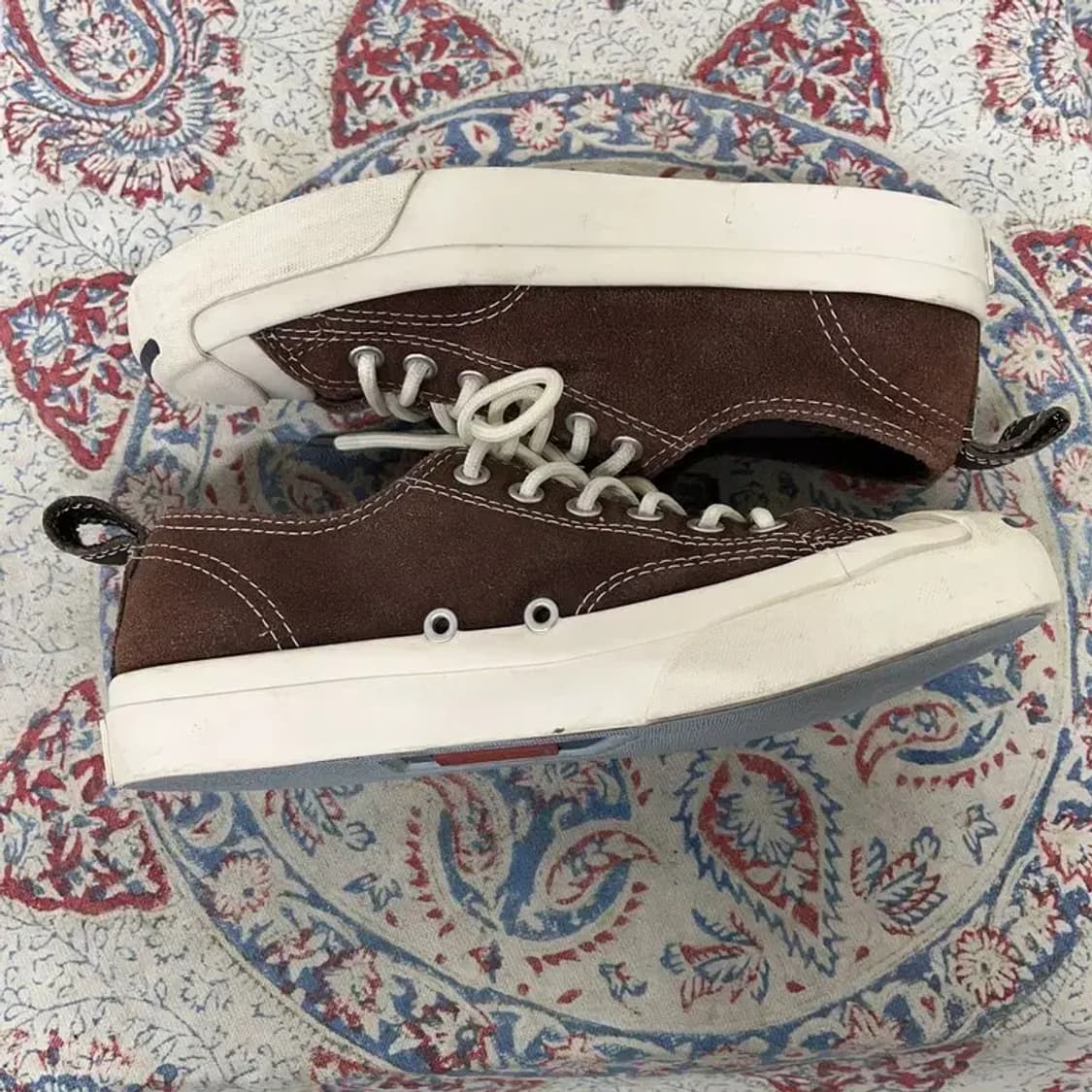 컨버스 잭퍼셀 가죽 스니커즈 신발 230 E00624 상품이미지3