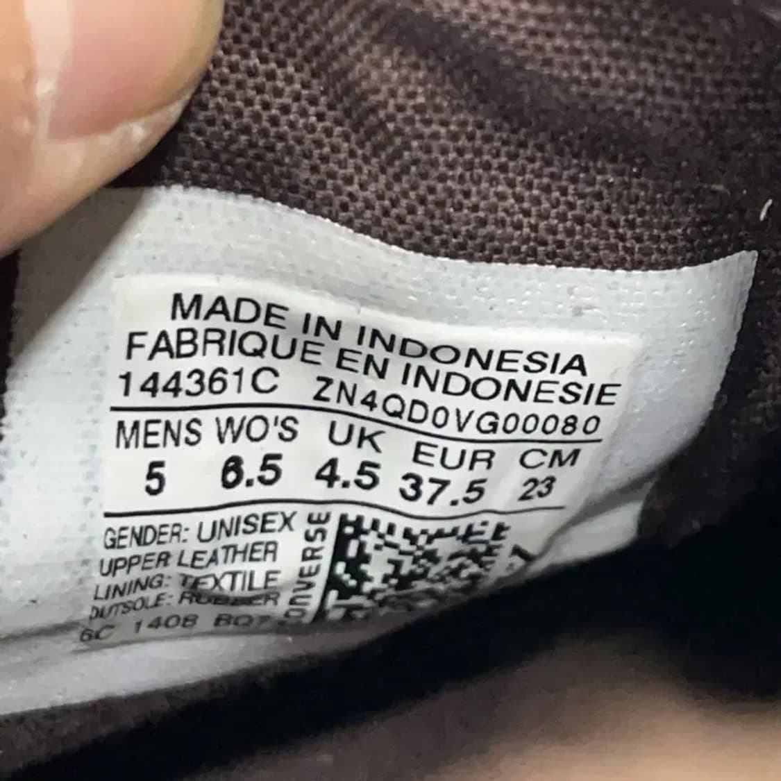 컨버스 잭퍼셀 가죽 스니커즈 신발 230 E00624 상품이미지5