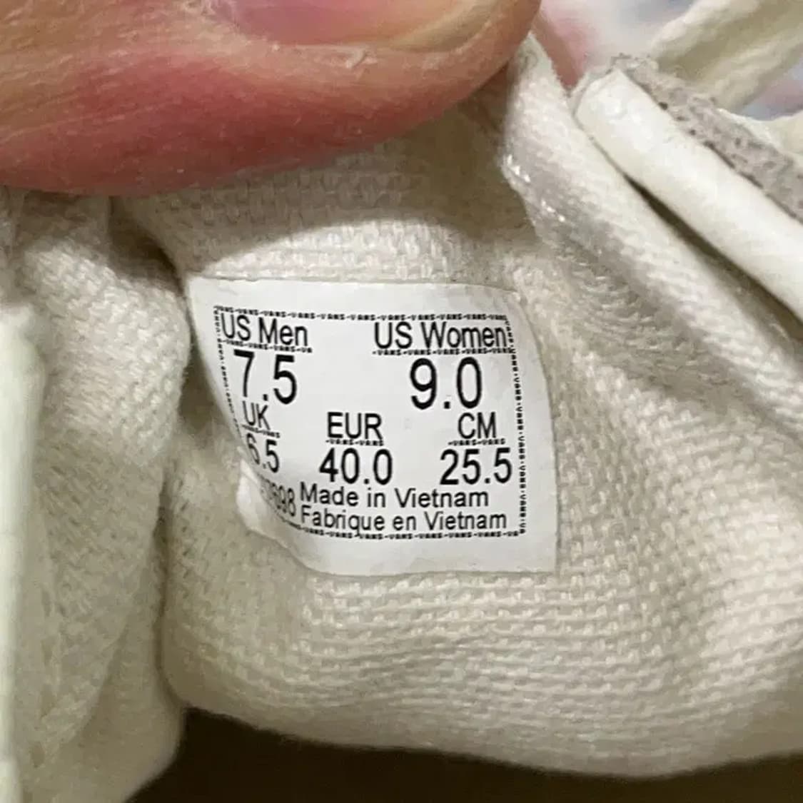 반스 스타일 36 네이비 스니커즈 255 E00626 상품이미지5