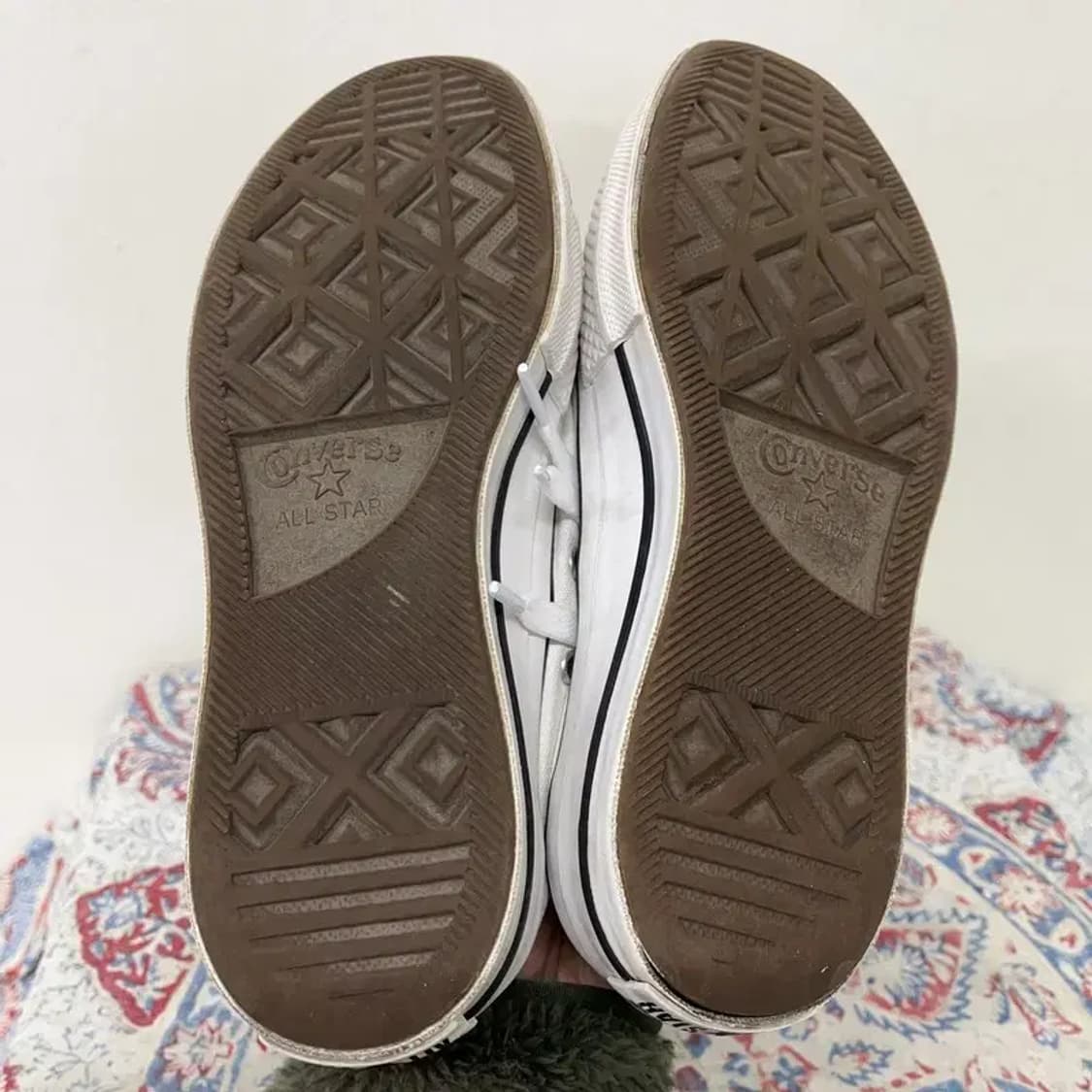 컨버스 척테일러 올스타 캔버스 리프트 화이트 스니커즈 230 E00628 상품이미지4