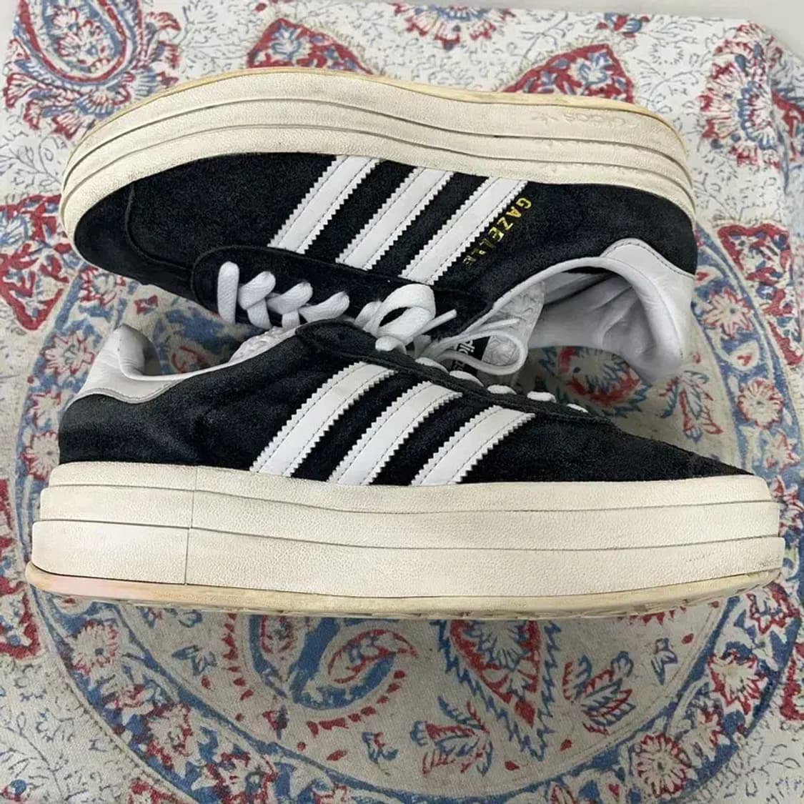 아디다스 가젤 볼드 코어 블랙 스웨이드 스니커즈 235 E00630 상품이미지3