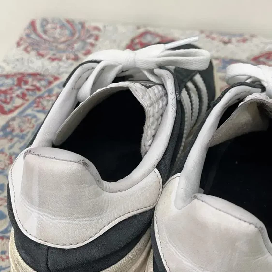 아디다스 가젤 볼드 코어 블랙 스웨이드 스니커즈 235 E00630 상품이미지6