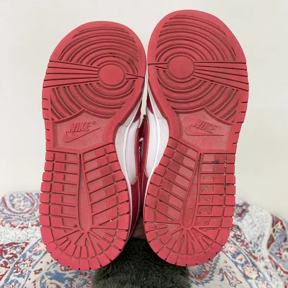 나이키 덩크 로우 아키오 핑크 스니커즈 235 E00632 상품이미지4