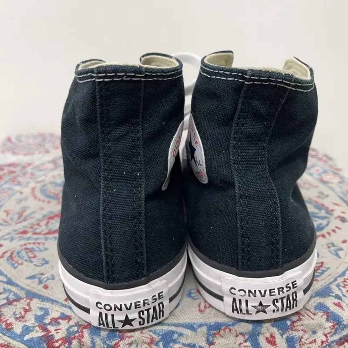 컨버스 척테일러 올스타 클래식 블랙 하이 스니커즈 230 E00637 상품이미지2