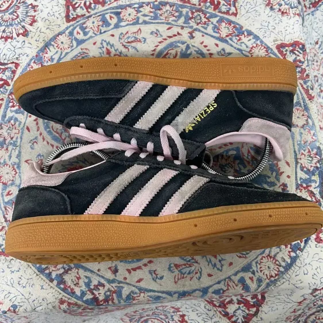 아디다스 스페지알 핸드볼 코어 블랙 핑크 스니커즈 240 E00616 상품이미지3