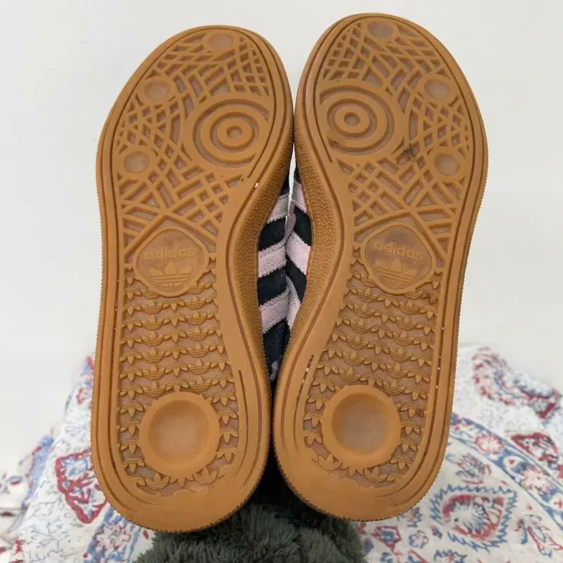 아디다스 스페지알 핸드볼 코어 블랙 핑크 스니커즈 240 E00616 상품이미지4