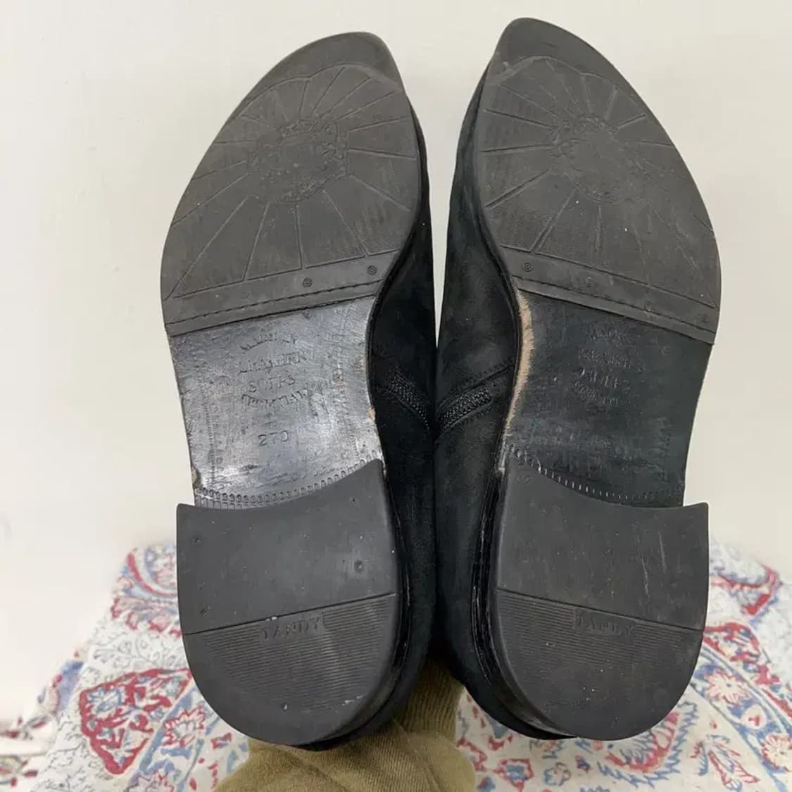 탠디 TANDY 블랙 첼시부츠 구두 270 E00665 상품이미지4