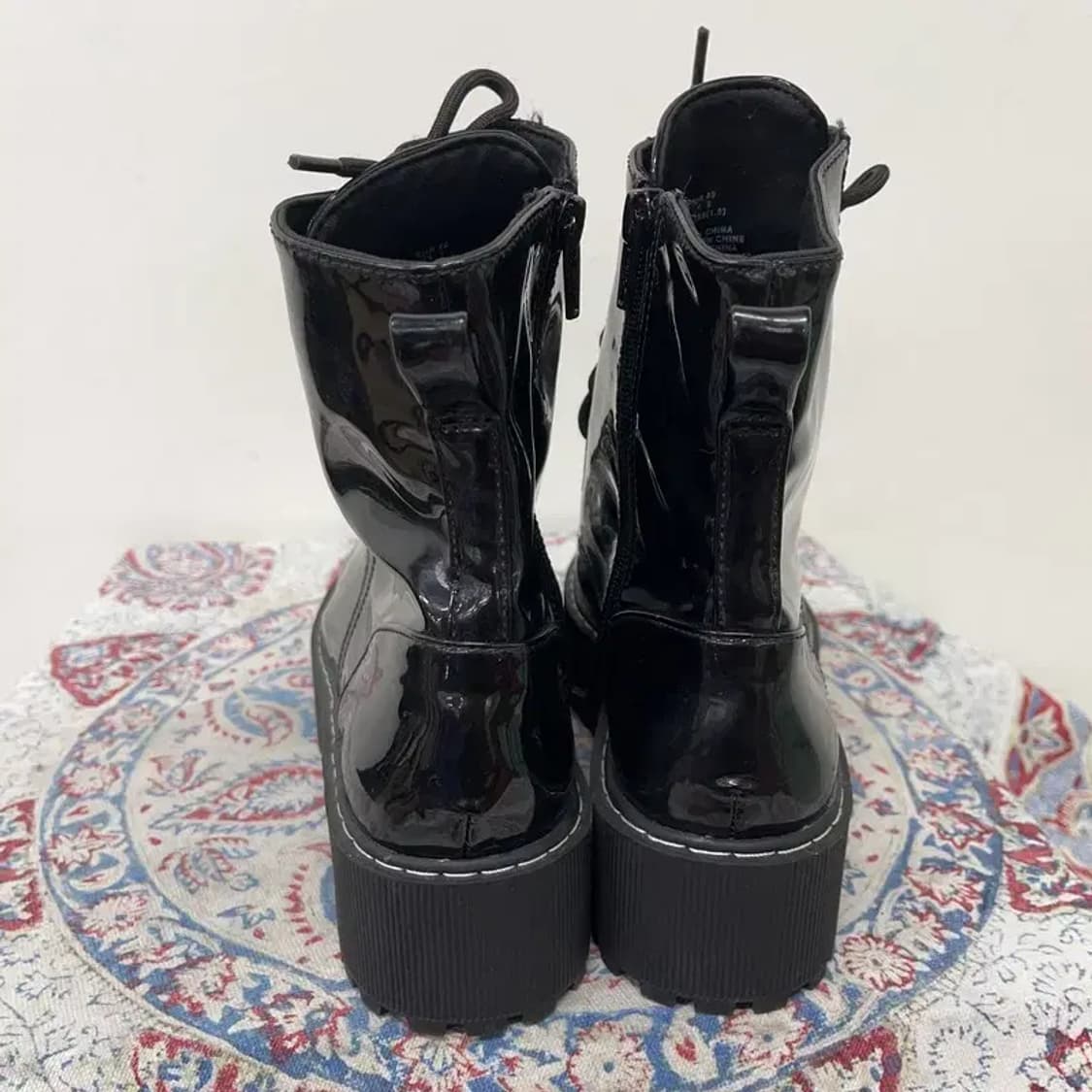 에이치앤엠 H&M 8홀 워커 부츠 구두 255 E00654 상품이미지2