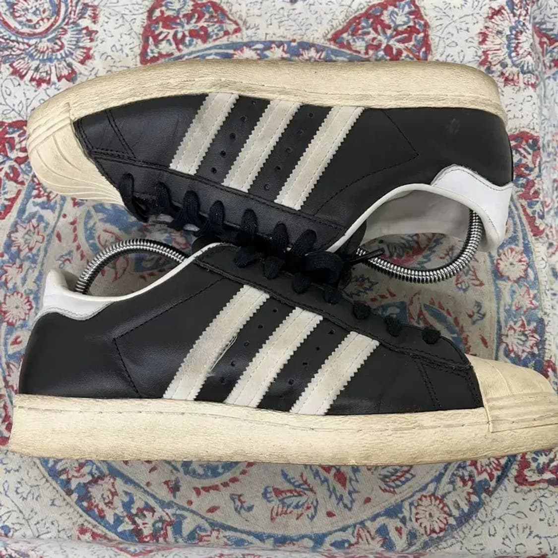 아디다스 슈퍼스타 80s 스니커즈 운동화 255 E00648 상품이미지3