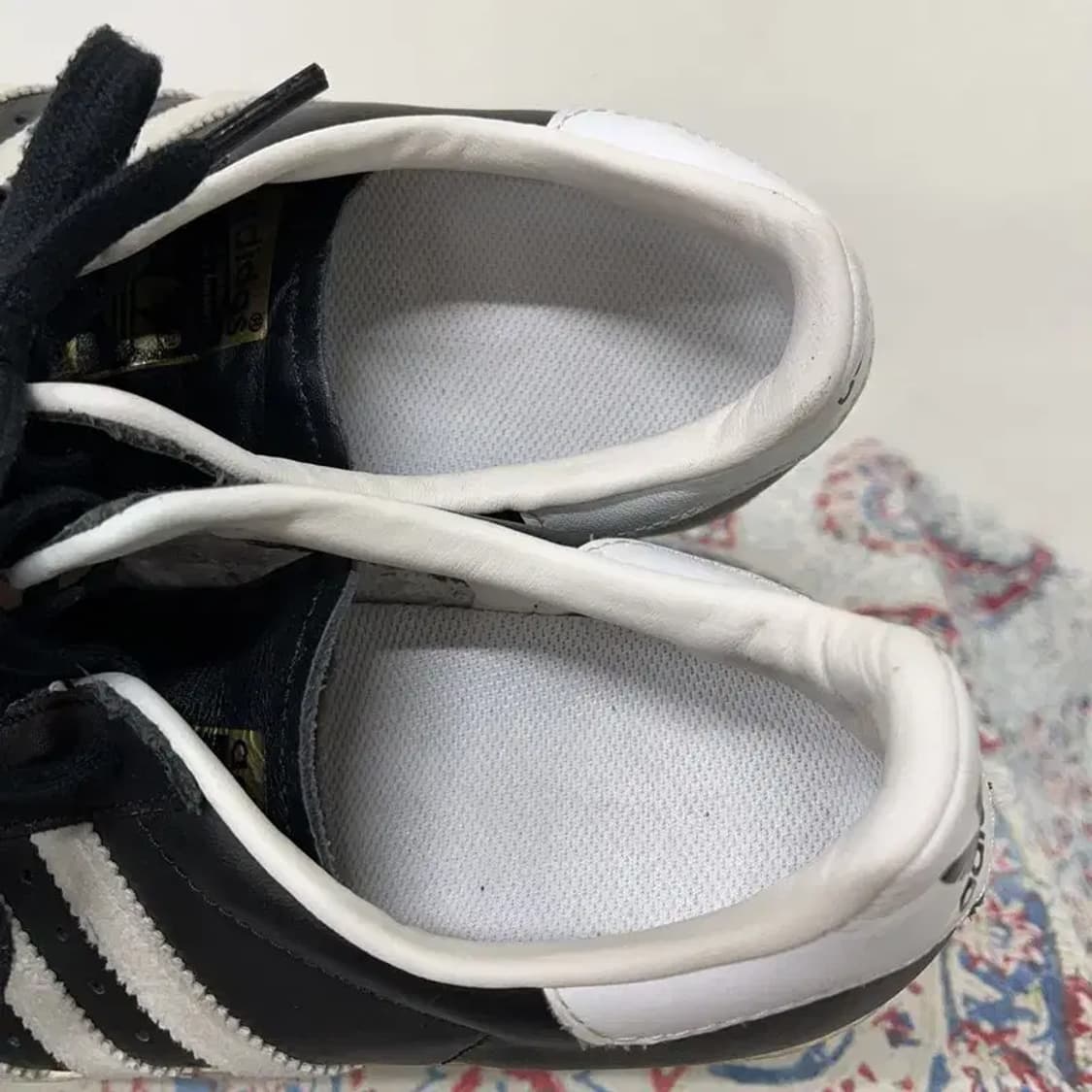 아디다스 슈퍼스타 80s 스니커즈 운동화 255 E00648 상품이미지6