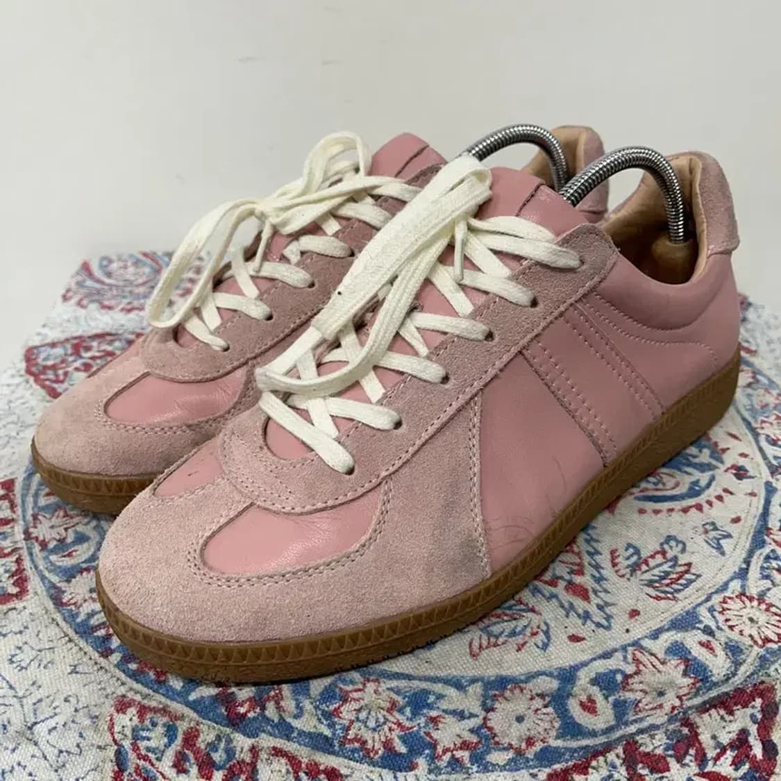 슈펜 유니레더 독일군 핑크 스니커즈 270 E00661 상품이미지1