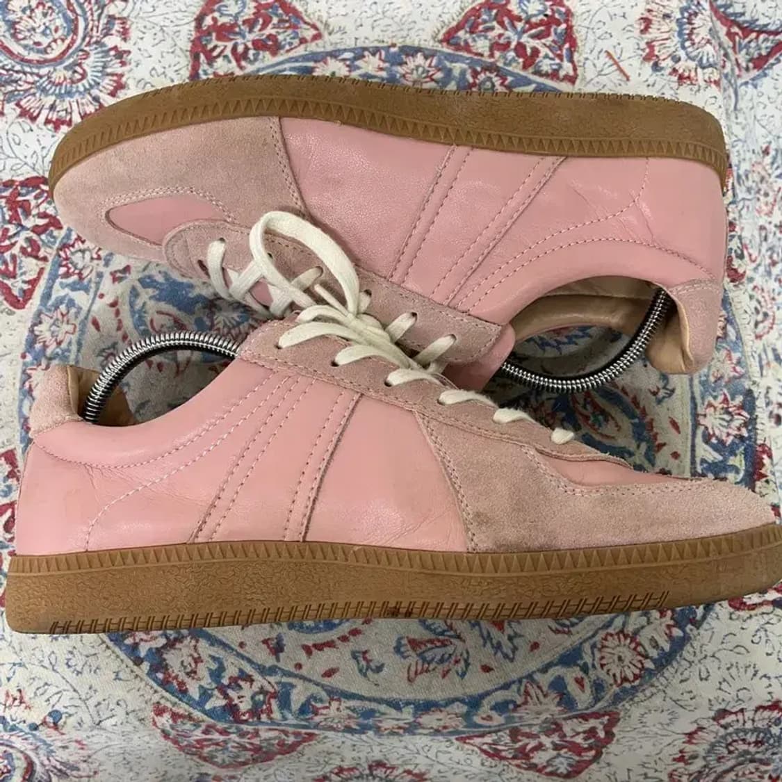 슈펜 유니레더 독일군 핑크 스니커즈 270 E00661 상품이미지3