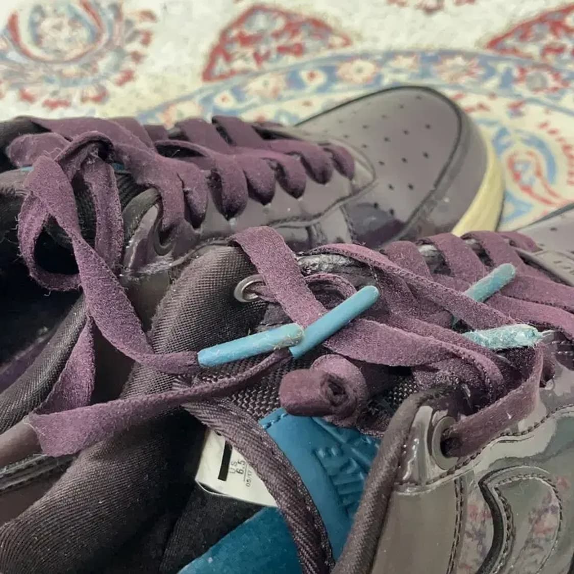 나이키 에어포스 1 07 SE 프리미엄 퍼플 스니커즈 235 E00667 상품이미지6