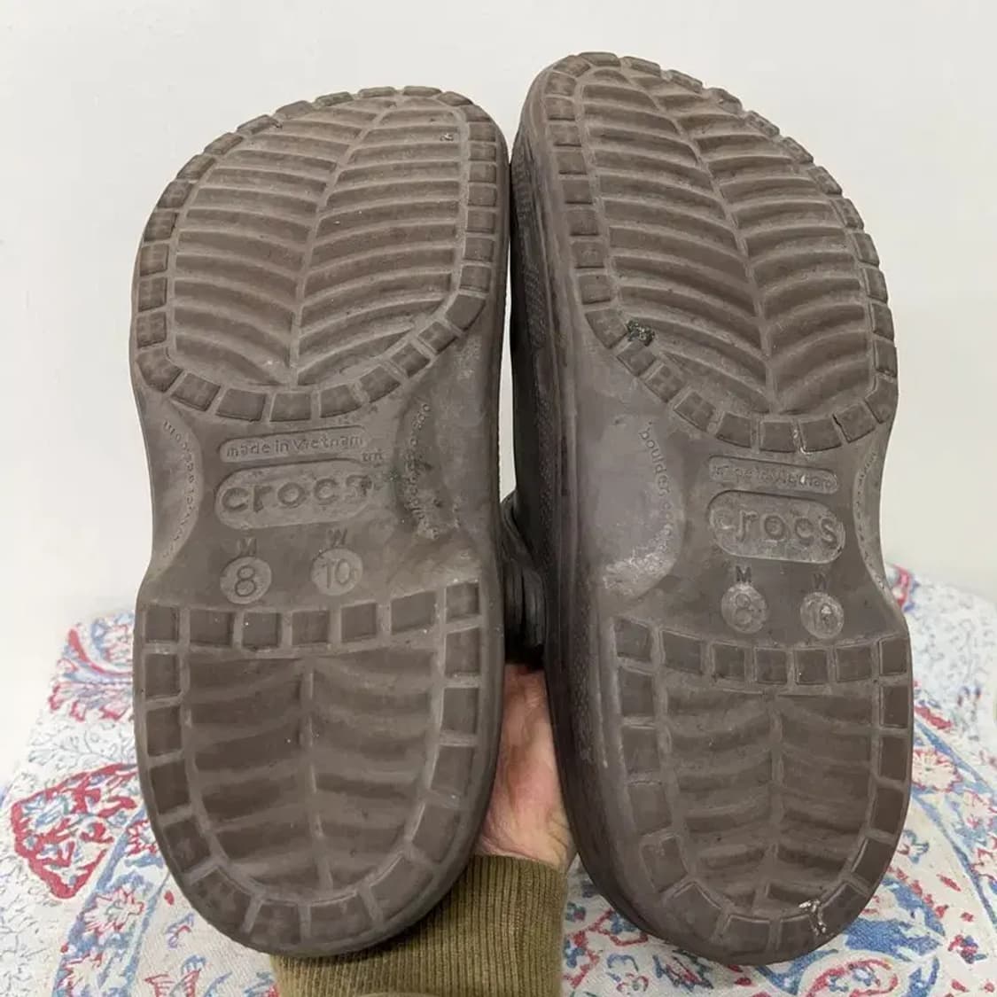 크록스 클로그 털슬리퍼 털크록스 신발 w10 E00668 상품이미지4