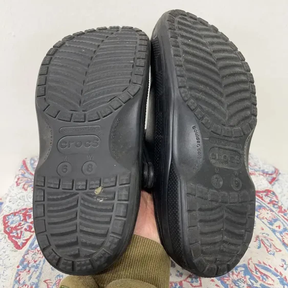 크록스 바야 라인드 클로그 털슬리퍼 W9 E00671 상품이미지4