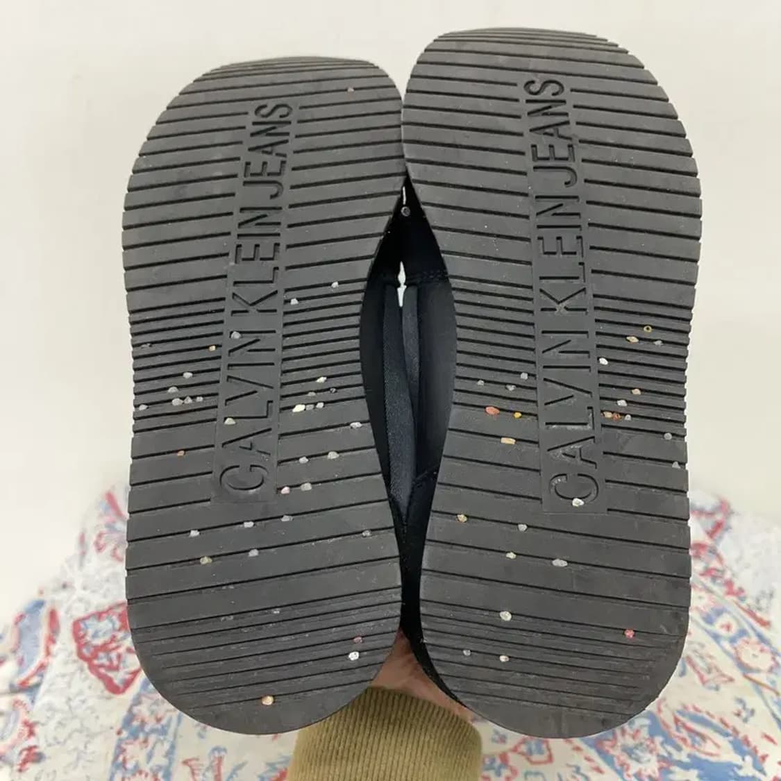 캘빈클라인 로고 캐주얼 스니커즈 운동화 240 E00680 상품이미지4