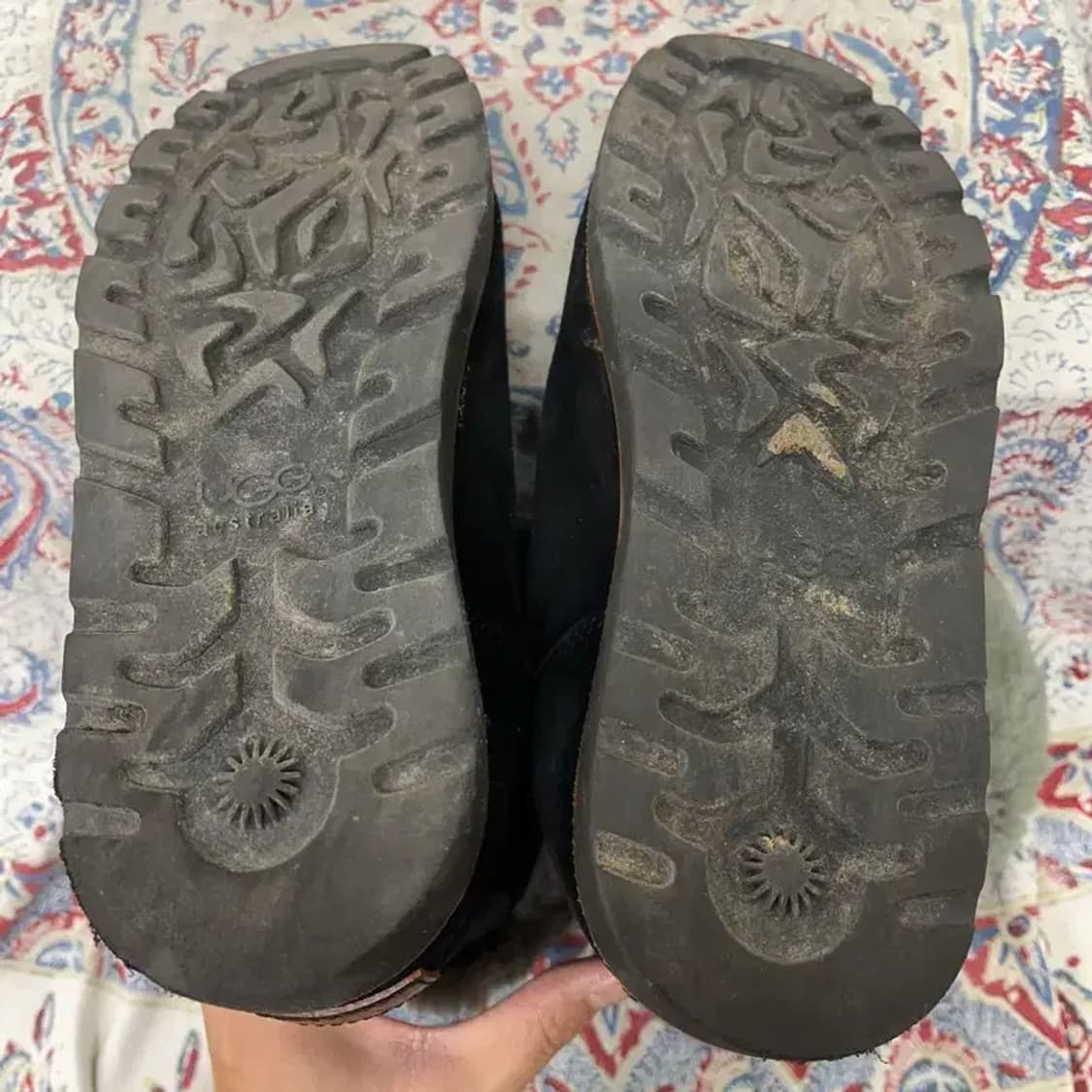 어그 UGG 블랙 어그부츠 방수 스웨이드 롱부츠 250 E00674 상품이미지4