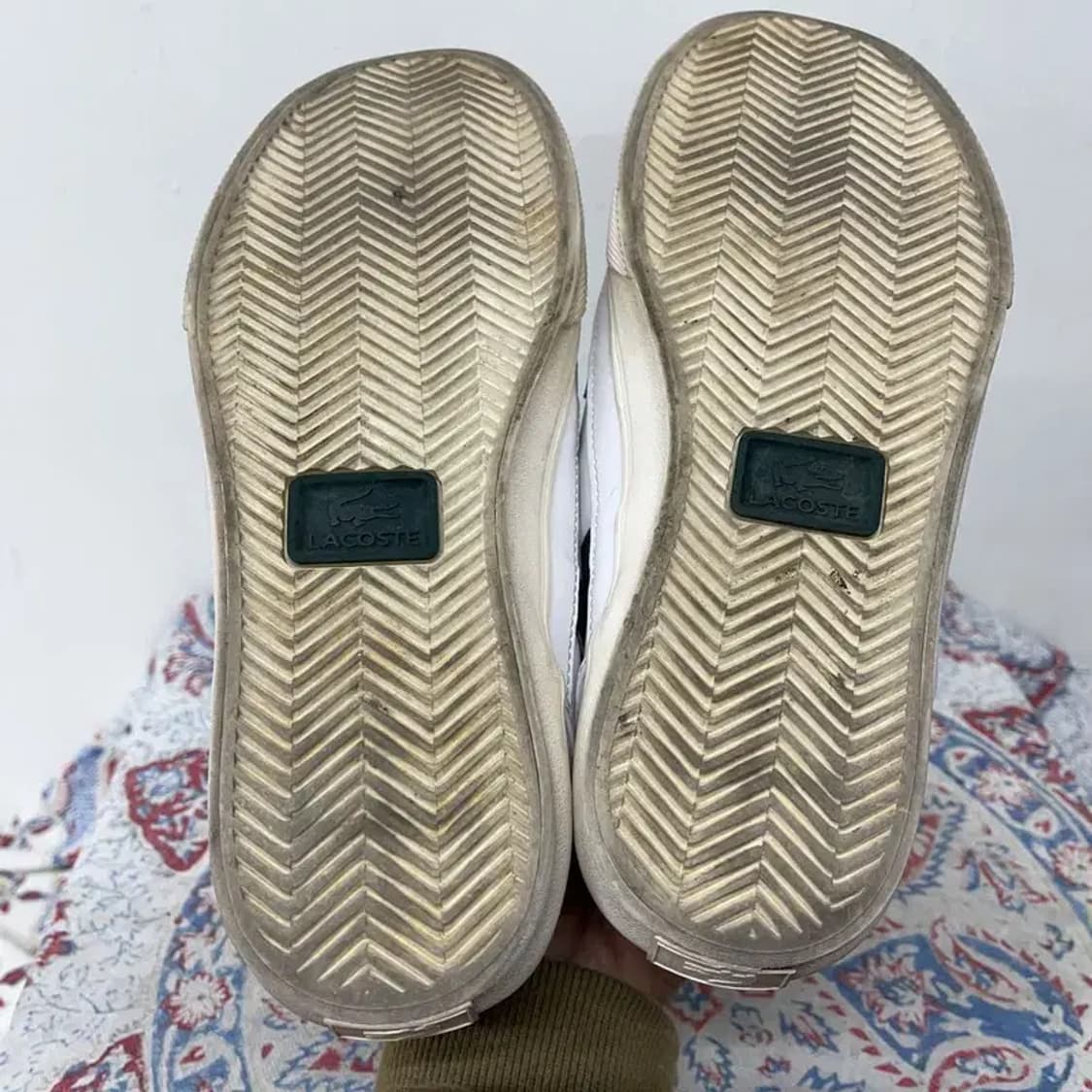 라코스테 사이드라인 스니커즈 신발 UK6.5 E00684 상품이미지4