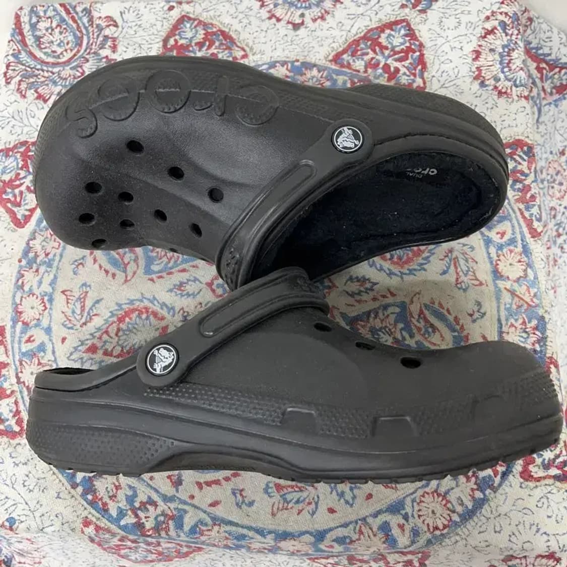 크록스 바야 라인드 클로그 털슬리퍼 W9 E00686 상품이미지3