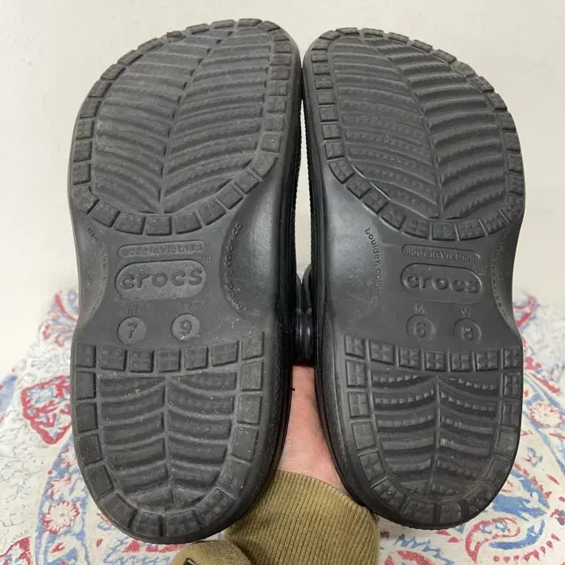 크록스 바야 라인드 클로그 털슬리퍼 W9 E00686 상품이미지4