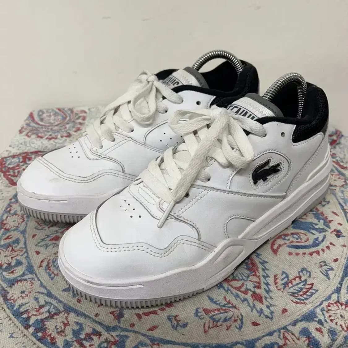 라코스테 라인샷 코트화 운동화 신발 UK4 E00697 상품이미지1