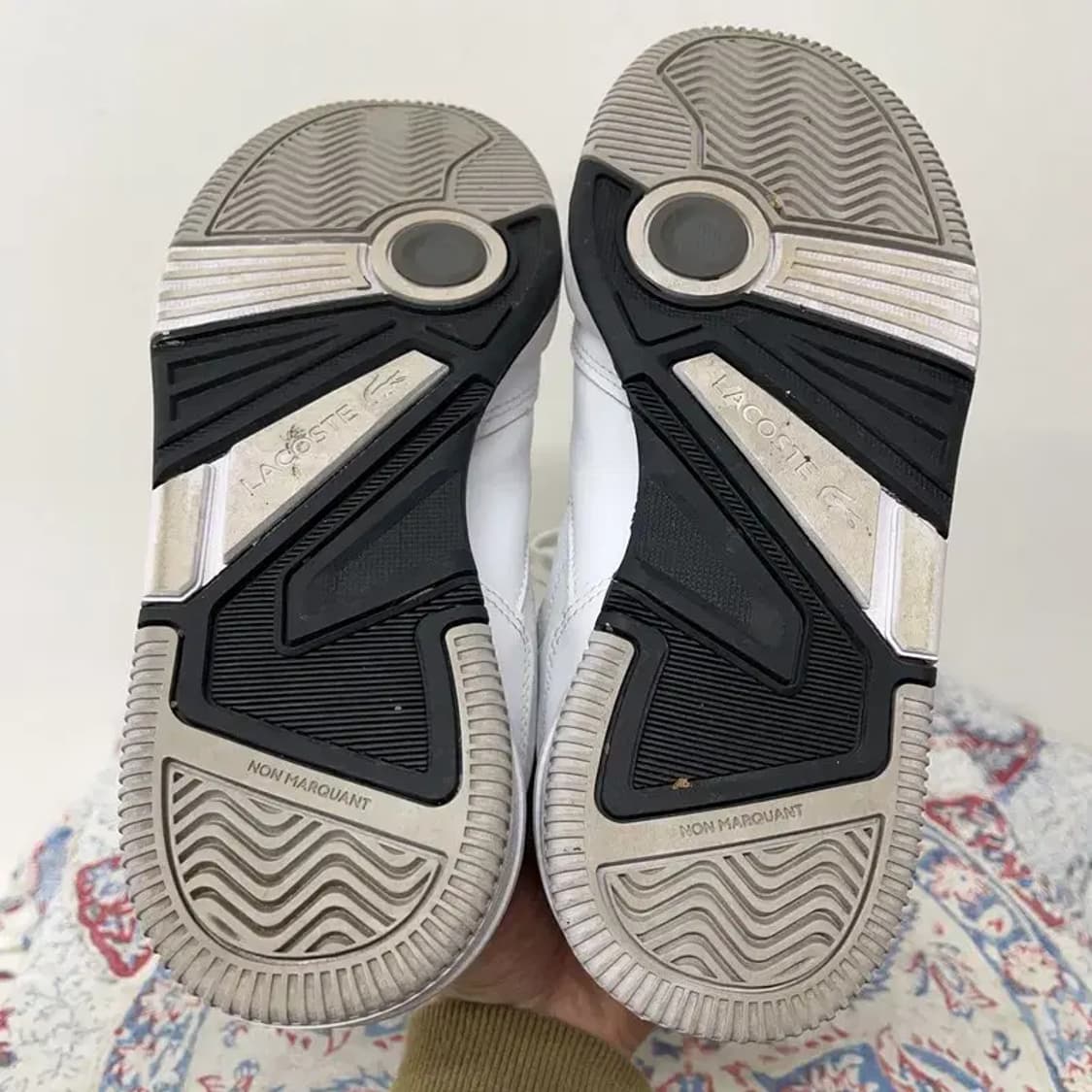 라코스테 라인샷 코트화 운동화 신발 UK4 E00697 상품이미지4