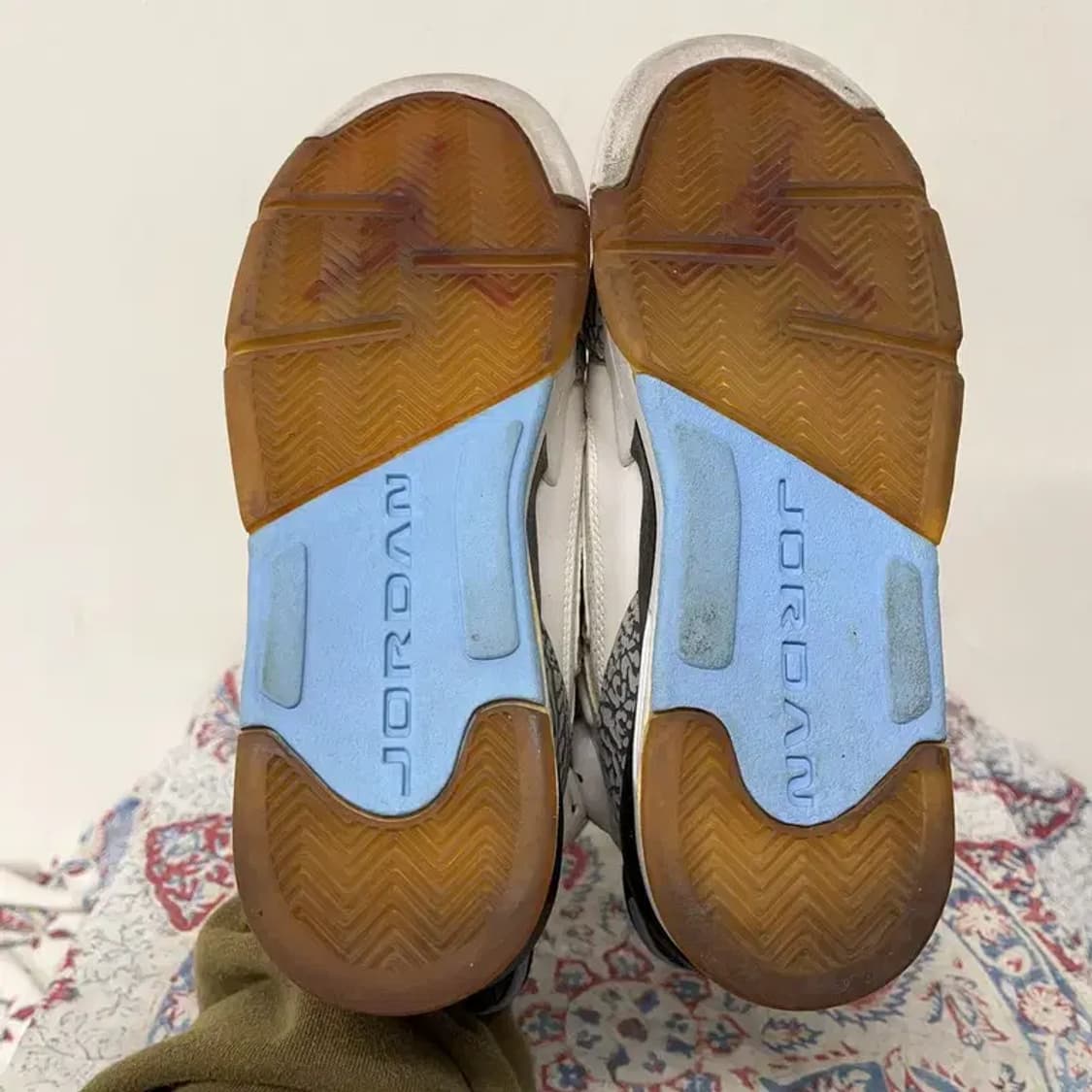 나이키 조던 선 오브 마스 화이트블루 시멘트 스니커즈 240 E00699 상품이미지4