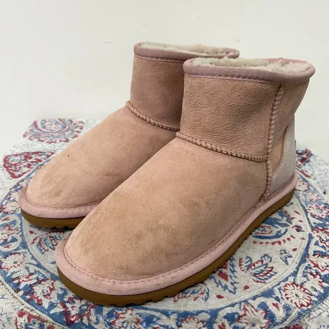 어그 UGG 클래식 울트라 미니 핑크 부츠 235 E00701 상품이미지1