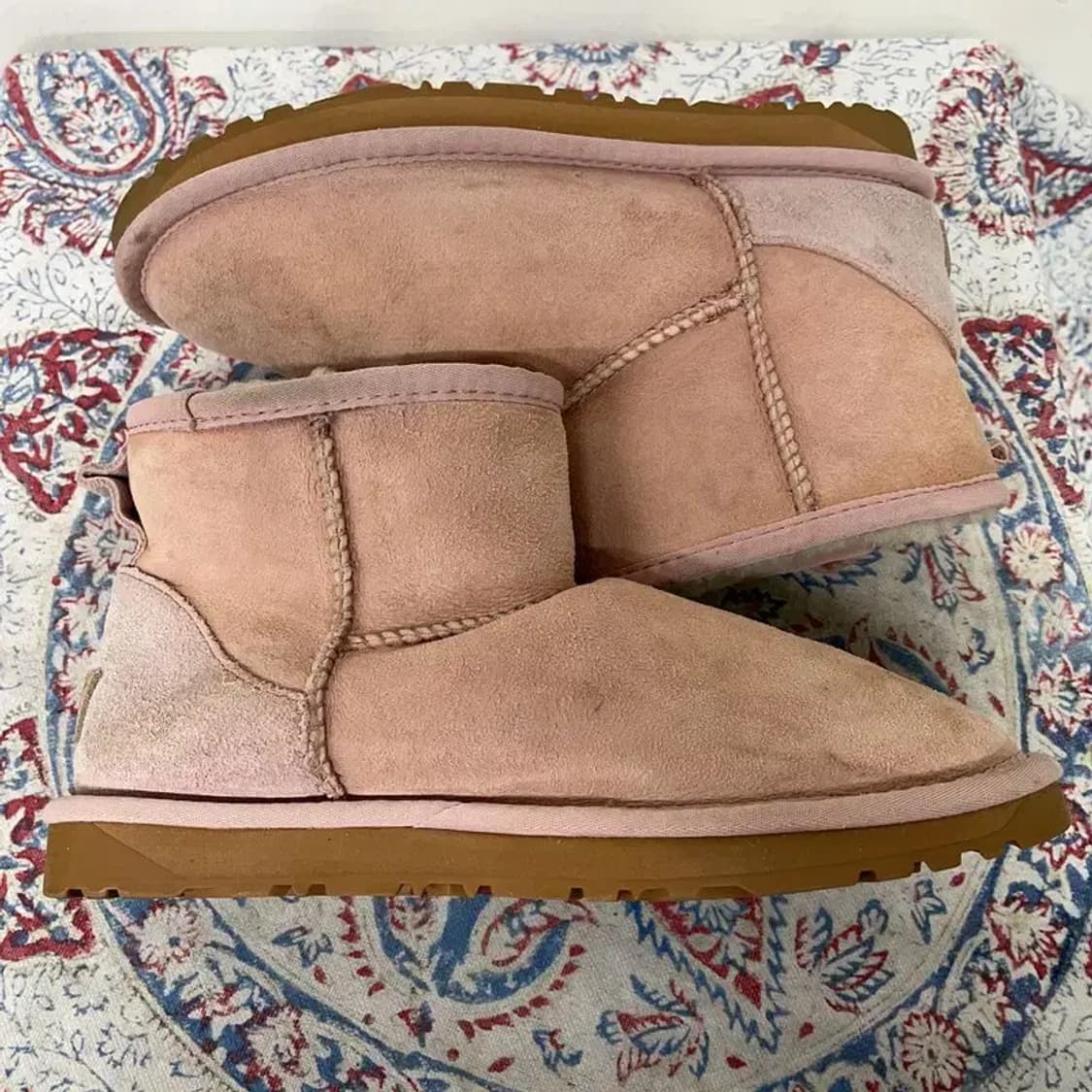 어그 UGG 클래식 울트라 미니 핑크 부츠 235 E00701 상품이미지3