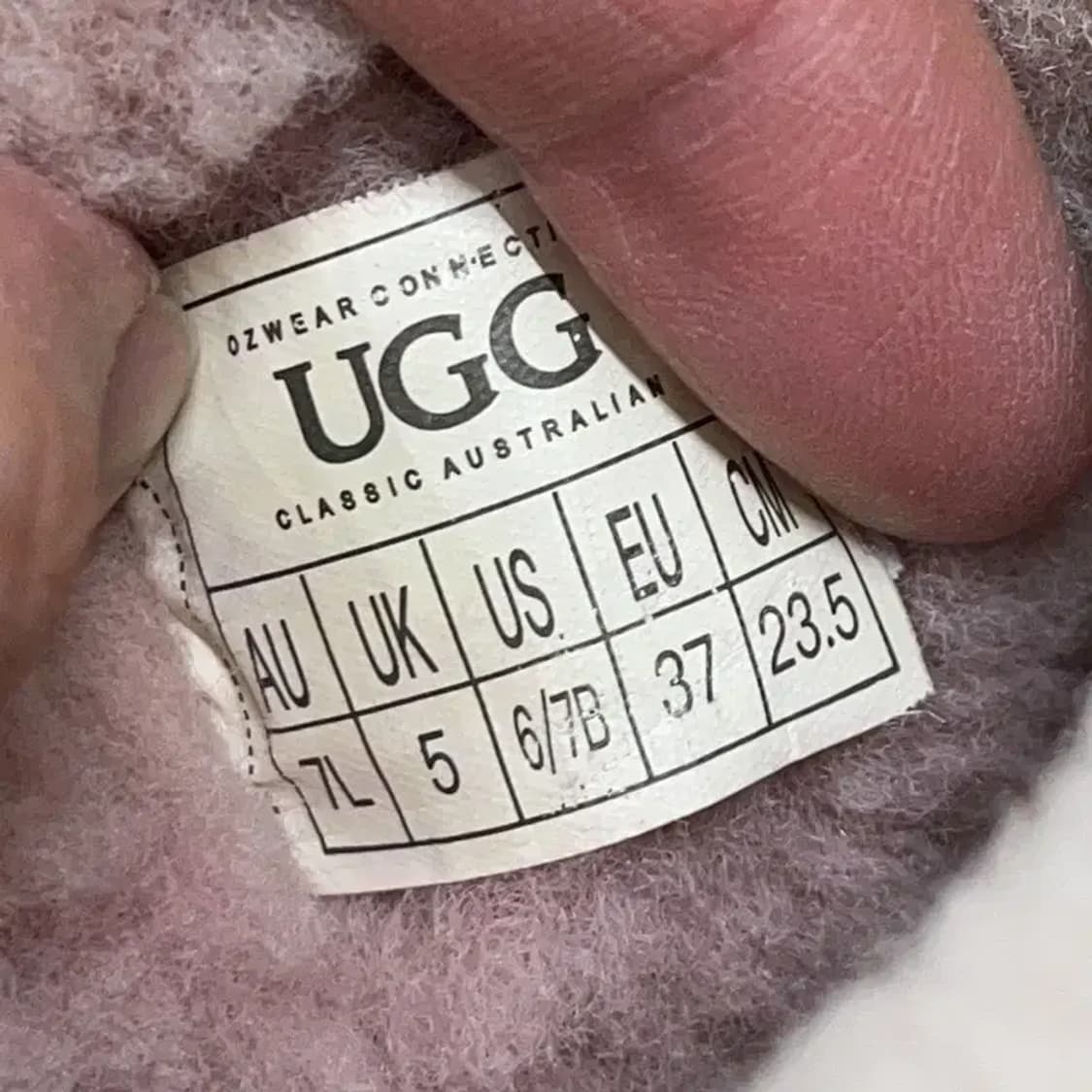 어그 UGG 클래식 울트라 미니 핑크 부츠 235 E00701 상품이미지5