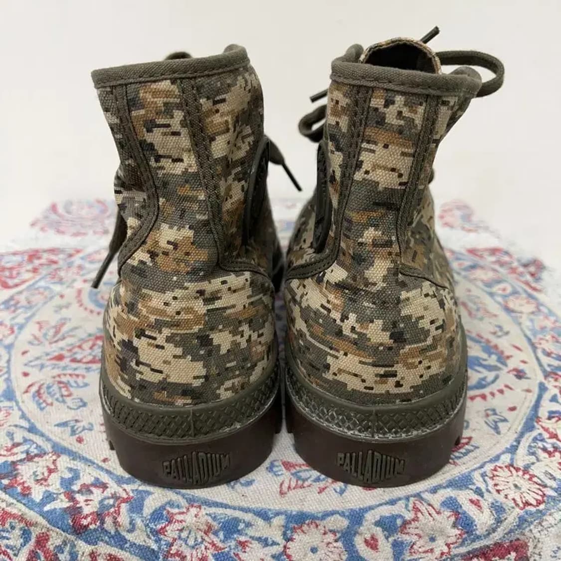 팔라디움 밀리터리 카모 하이 스니커즈 26.5 E00702 상품이미지2