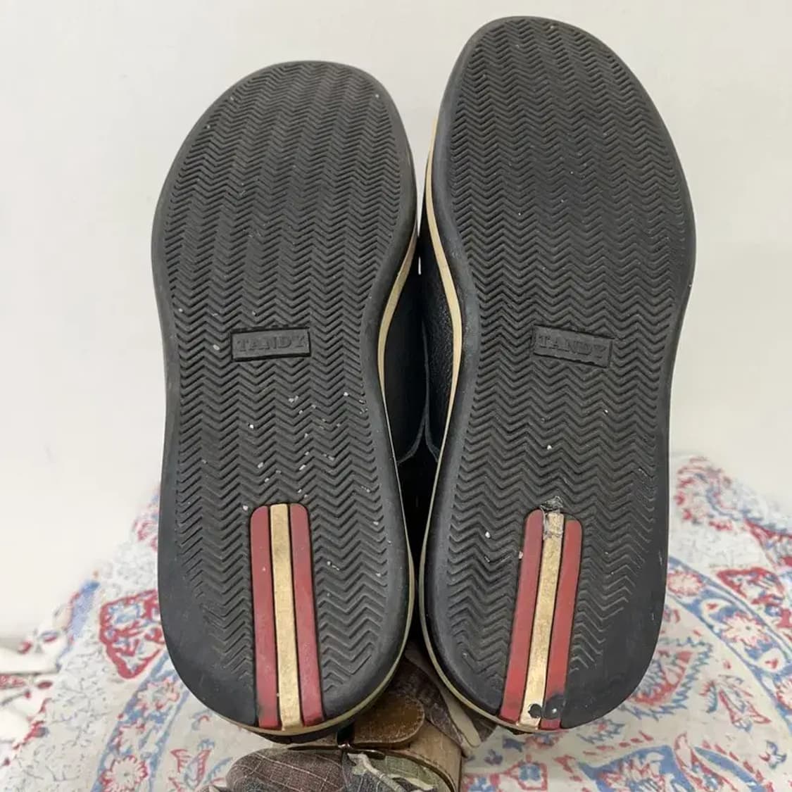 탠디 캐주얼 블랙 보트 슈즈 260 E00755 상품이미지4