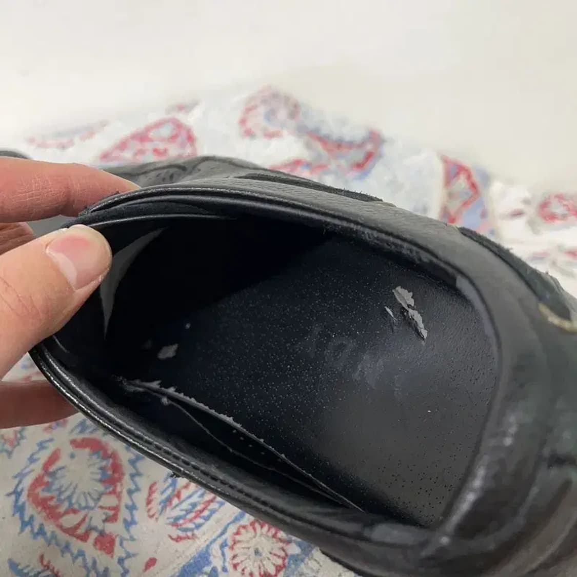 탠디 캐주얼 블랙 보트 슈즈 260 E00755 상품이미지6