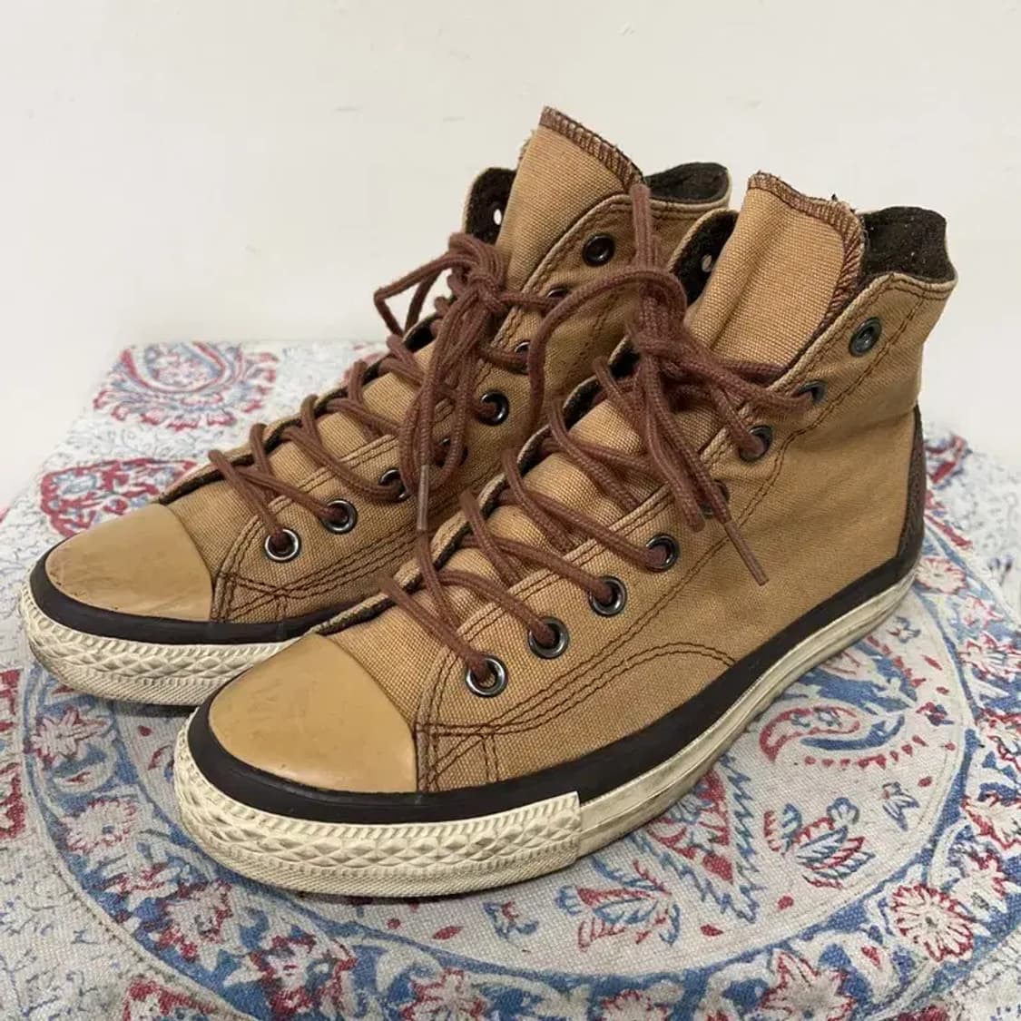 컨버스 빈티지 카멜 하이 스니커즈 운동화 260 E00758 상품이미지1