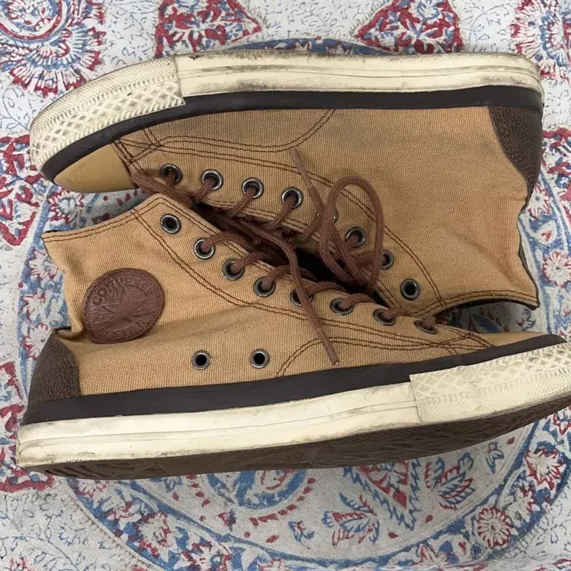 컨버스 빈티지 카멜 하이 스니커즈 운동화 260 E00758 상품이미지3