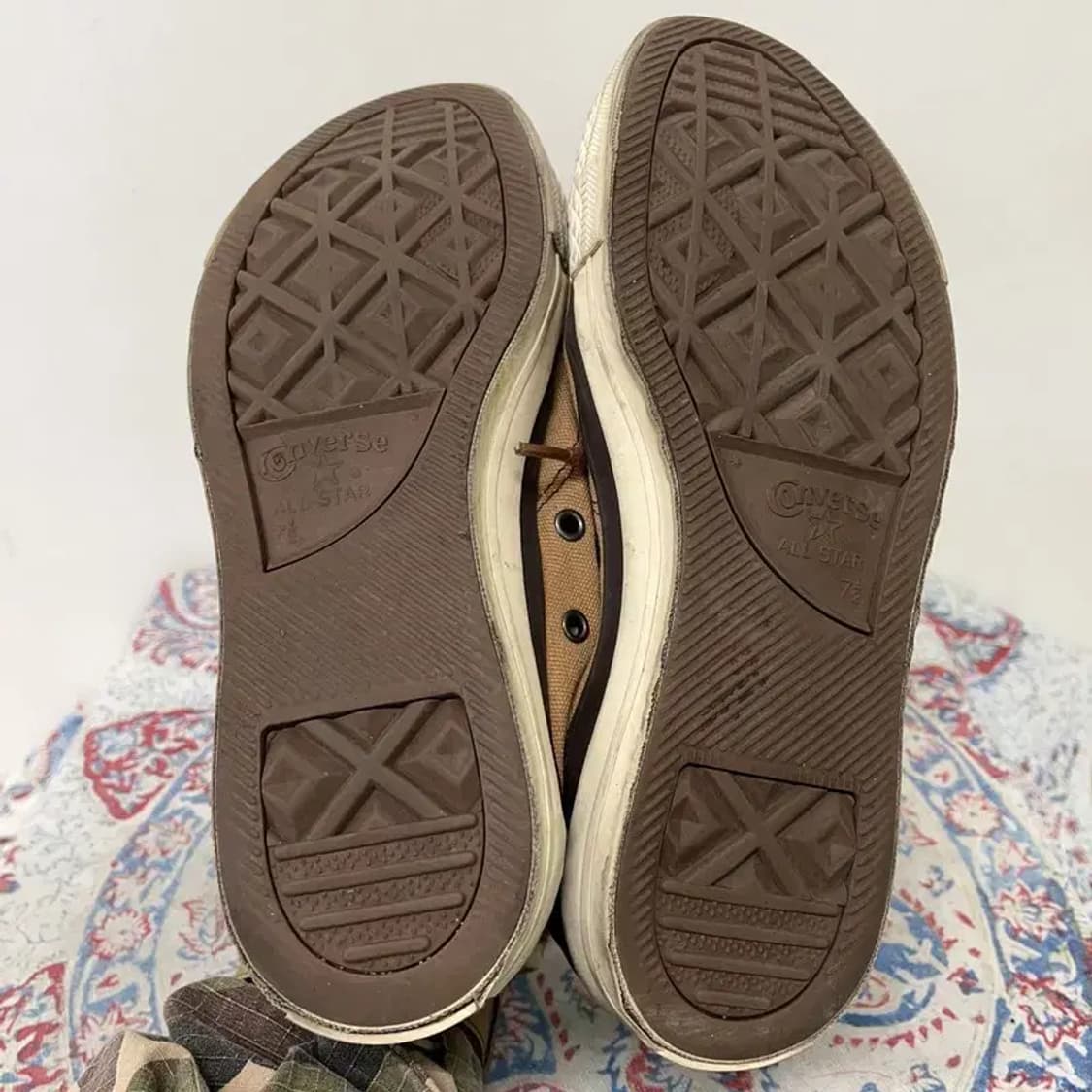 컨버스 빈티지 카멜 하이 스니커즈 운동화 260 E00758 상품이미지4