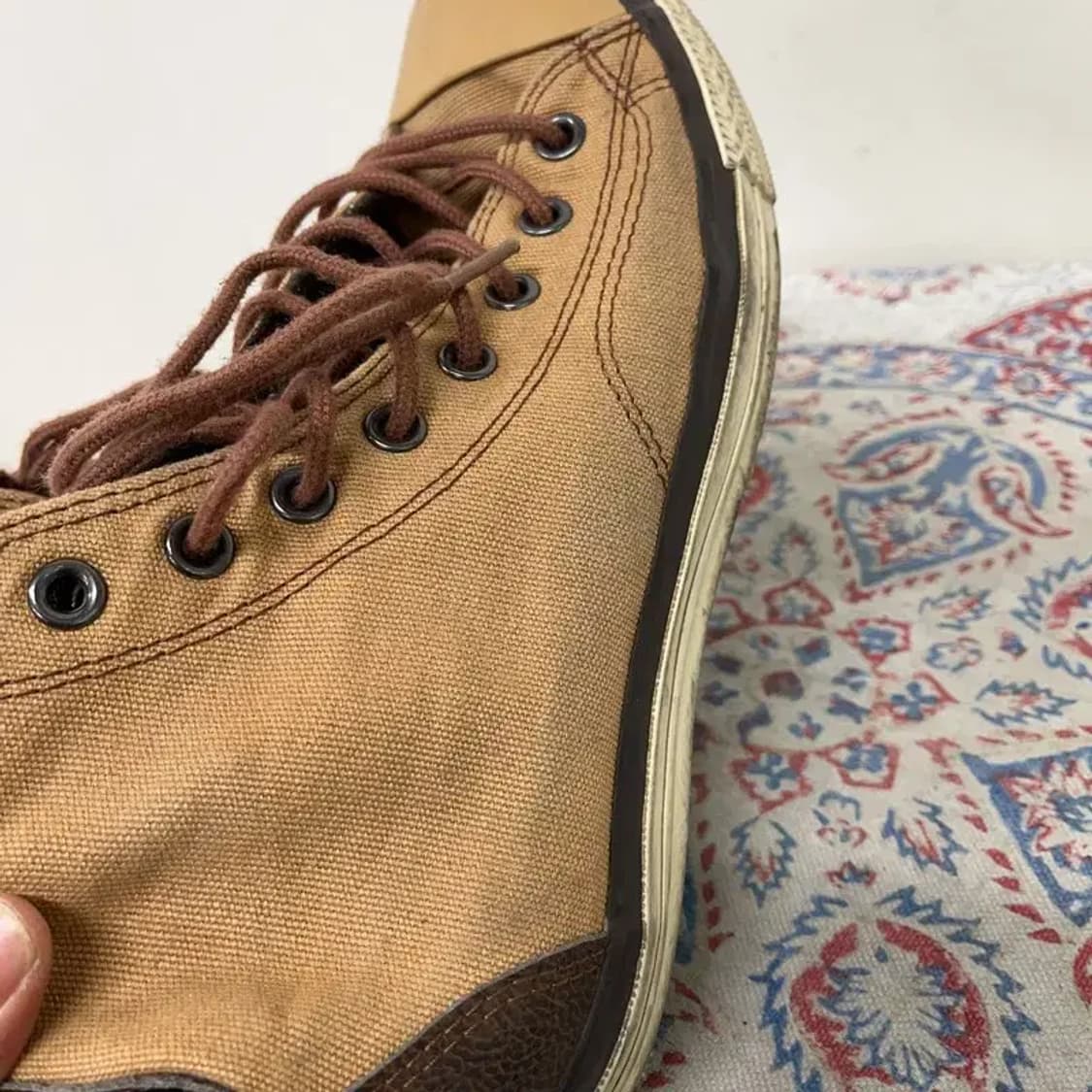 컨버스 빈티지 카멜 하이 스니커즈 운동화 260 E00758 상품이미지6