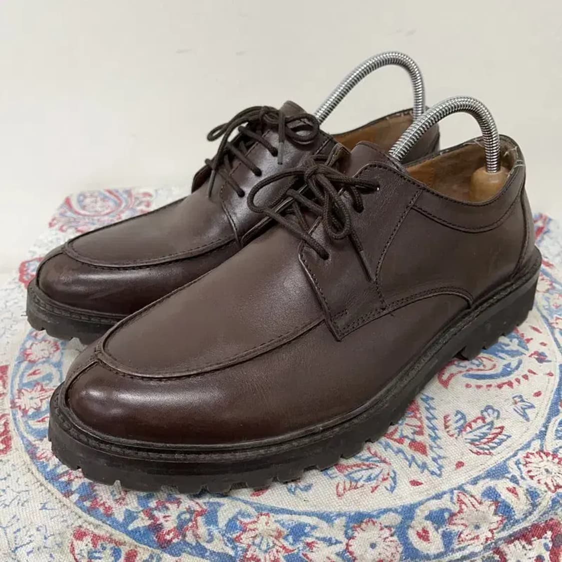 엘칸토 브라운 가죽 로퍼 정장 구두 260 E00785 상품이미지1