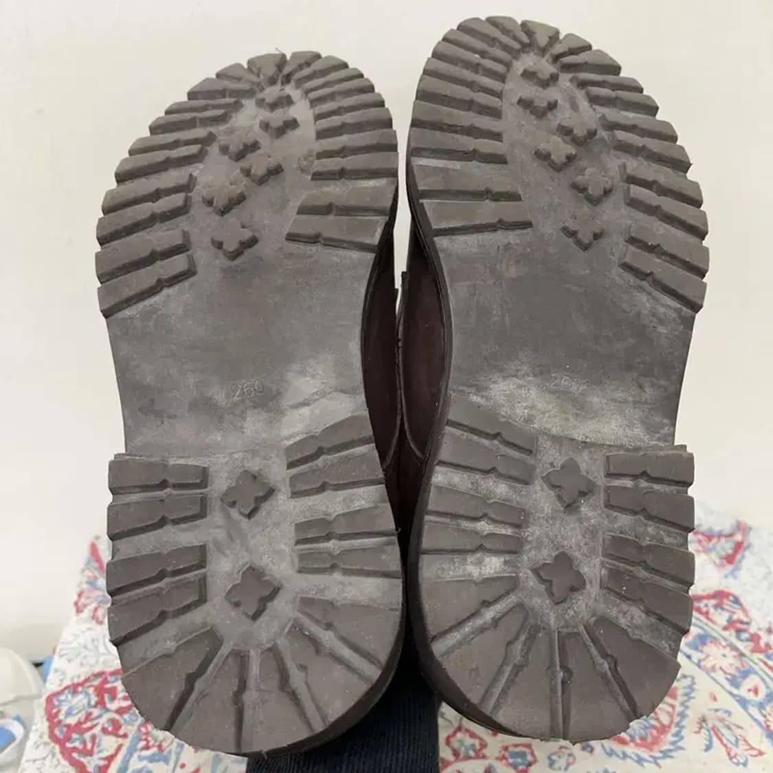 엘칸토 브라운 가죽 로퍼 정장 구두 260 E00785 상품이미지4