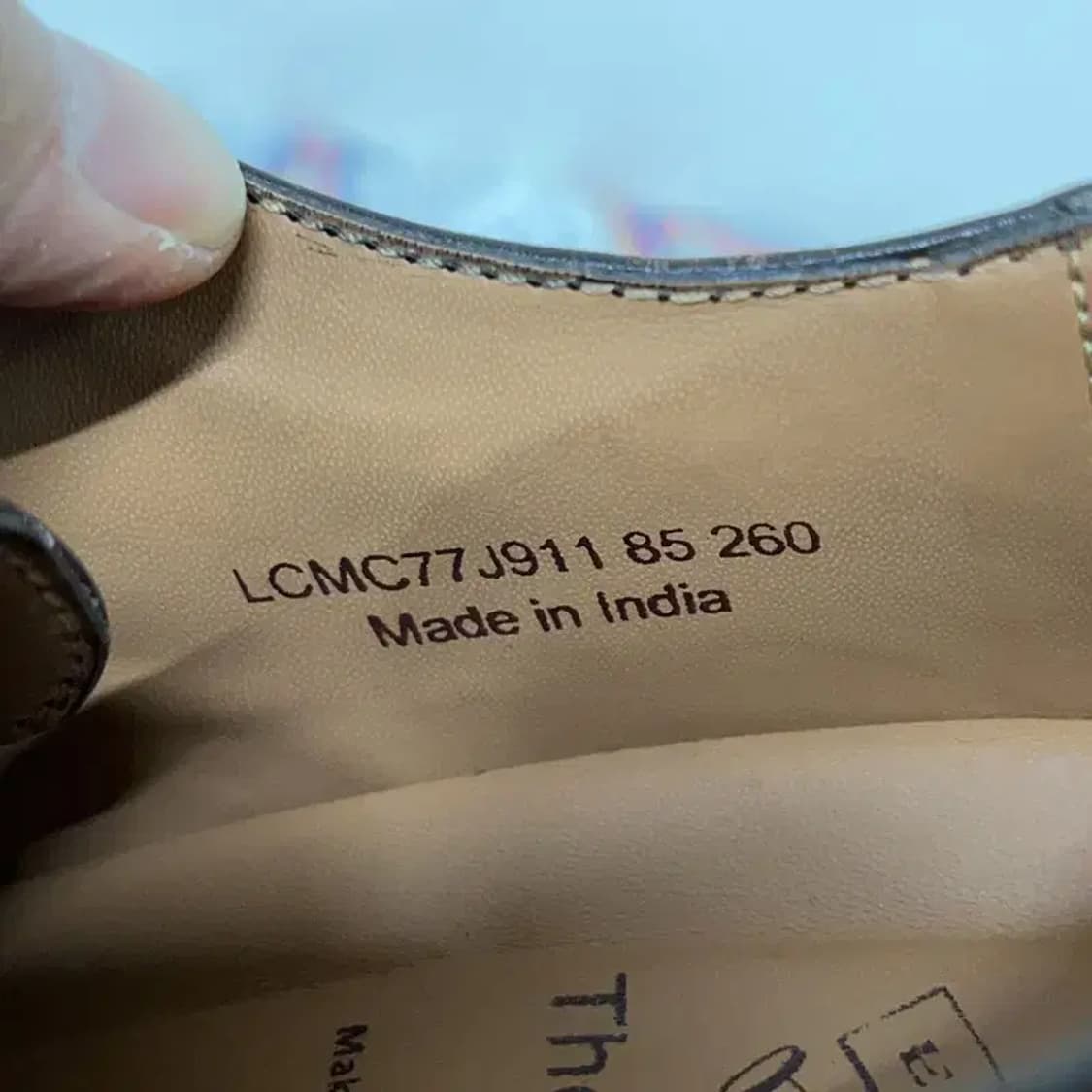 엘칸토 브라운 가죽 로퍼 정장 구두 260 E00785 상품이미지6