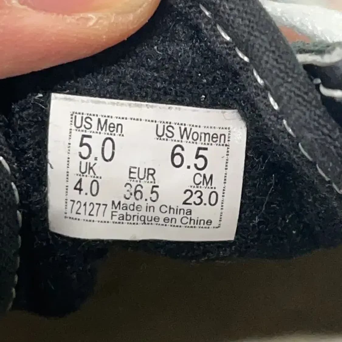 반스 올드스쿨 블0랙 스니커즈 신발 230 E00765 상품이미지5