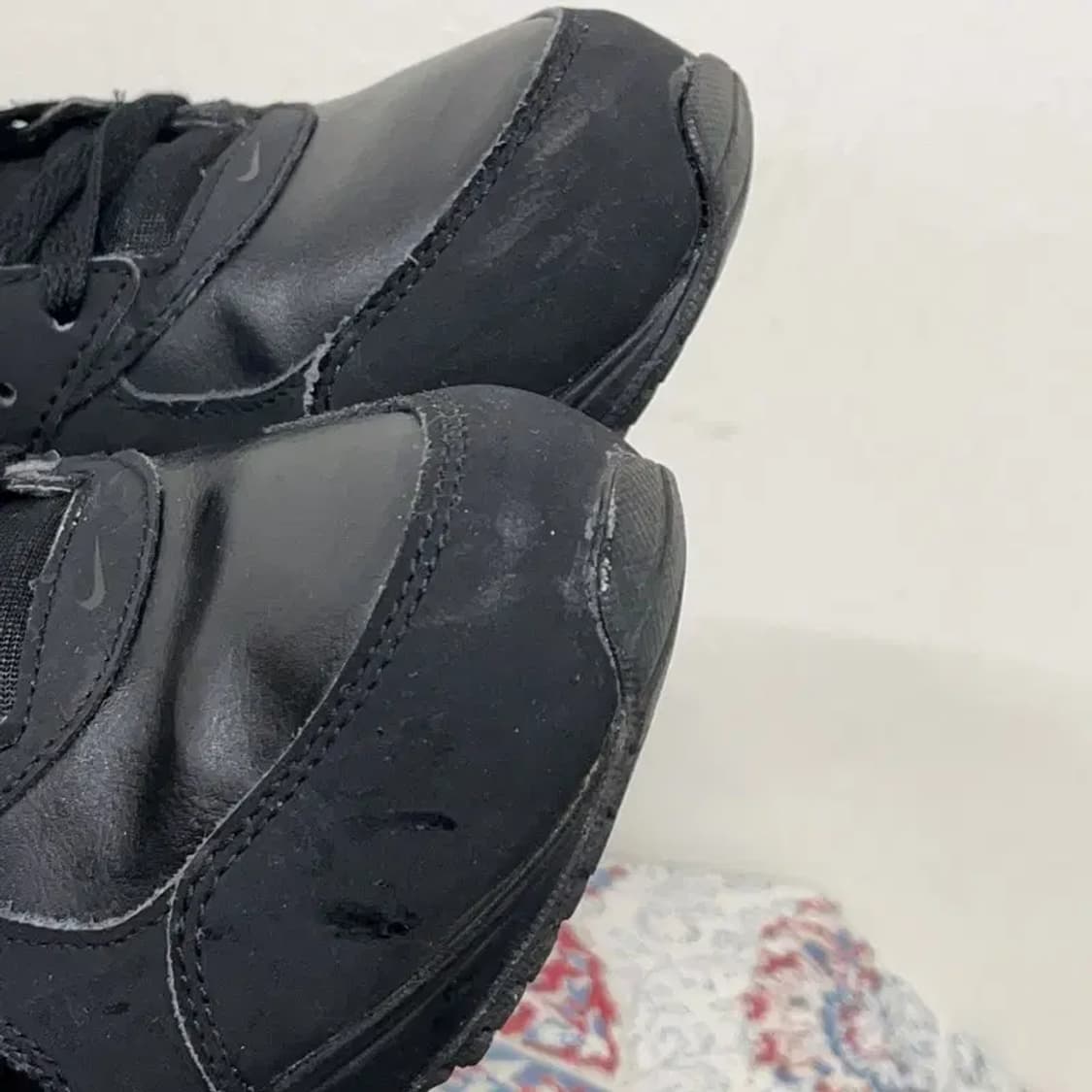 나이키 에어 맥스 IVO 가죽 올블랙 스니커즈 운동화 280 E00770 상품이미지6