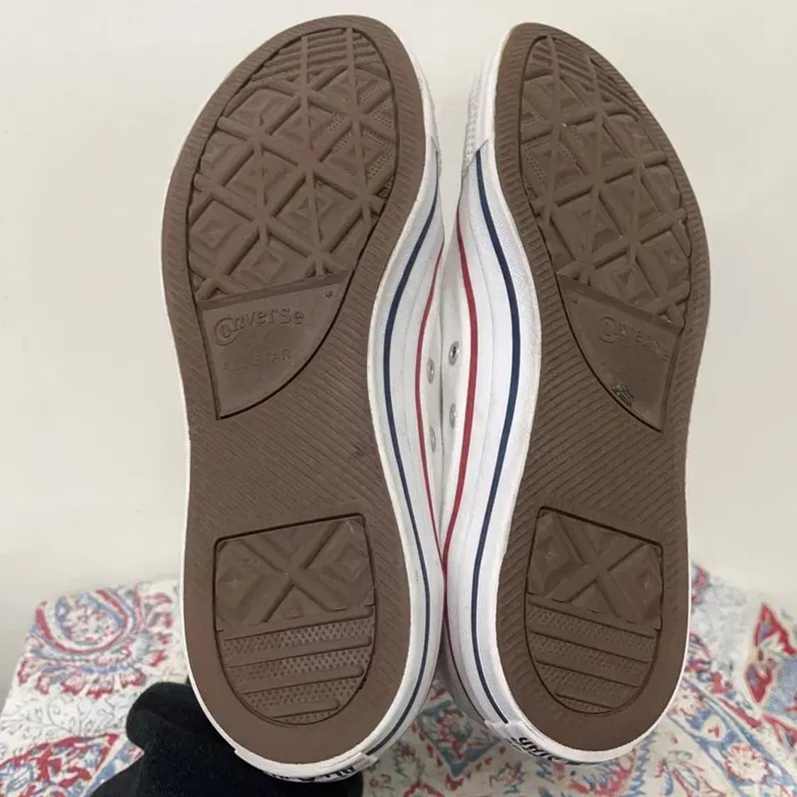 컨버스 척테일러 올스타 하이 화이트 스니커즈 275 E00772 상품이미지4