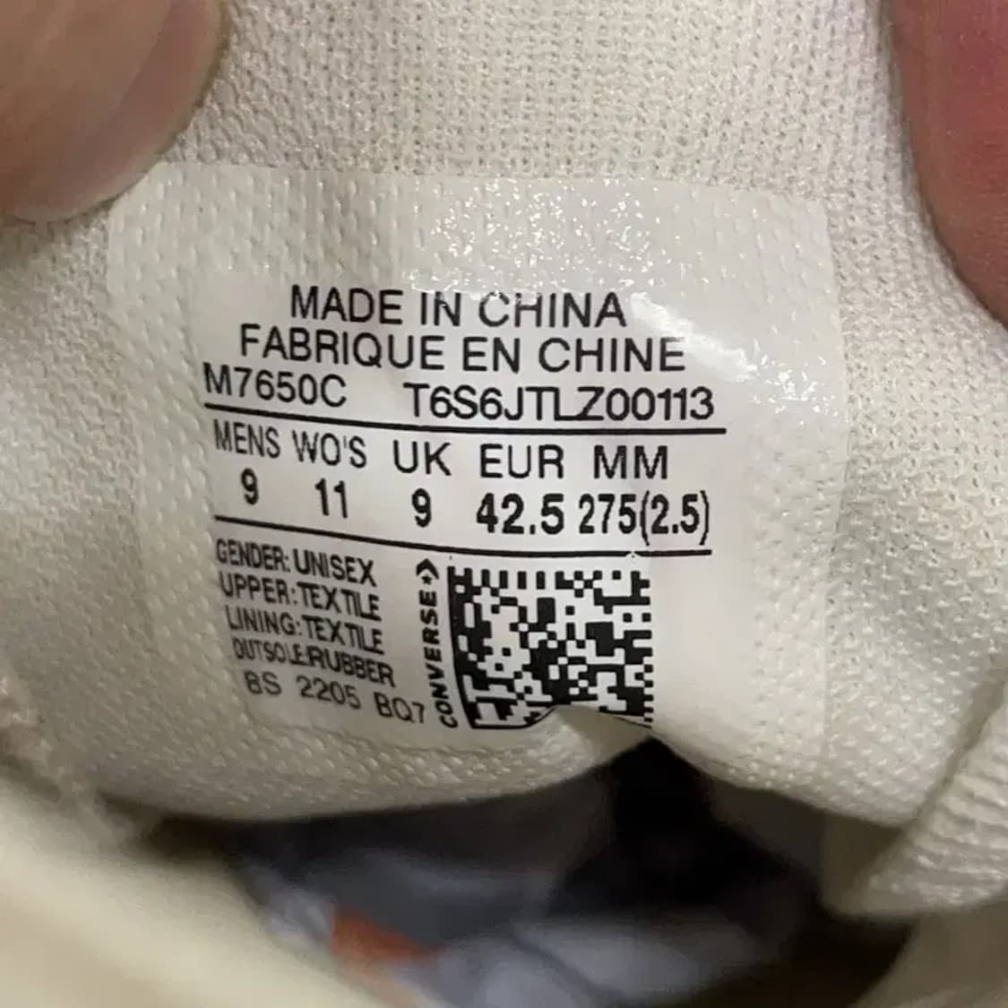 컨버스 척테일러 올스타 하이 화이트 스니커즈 275 E00772 상품이미지5