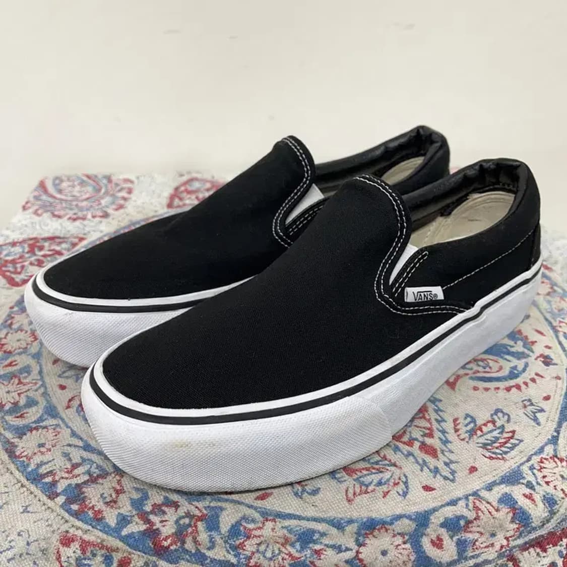 반스 클래식 슬립온 블랙 신발 250 E00777 상품이미지1