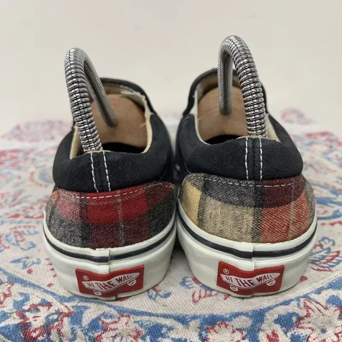 반스 x 펜들턴 체크 에스닉 슬립온 US5 E00781 상품이미지2